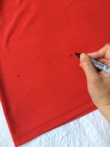 DIY cotton tee