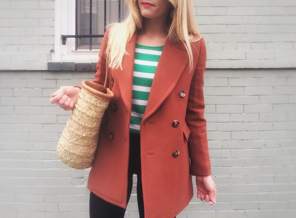 J.Crew double breasted coat